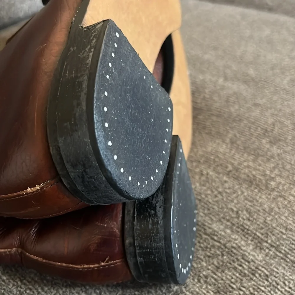 Bostonian Vintage Brown Ankle Leather‎ boots Size 8.5
